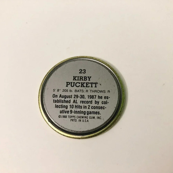 1988 Topps Baseball Coins Alan Trammell Kirby Puckett Don Mattingly - Picture 10 of 12